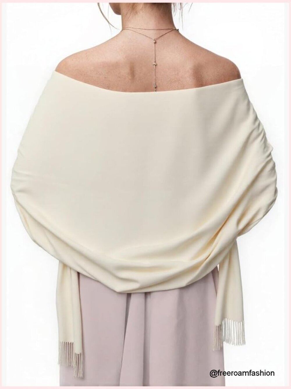 Oversized Pashmina Shawl Wrap Scarf for Women Winter Warm